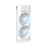 3 in 1 Double Head Spray Mist Fan Portable Air Conditioners USB Cable Electric Fan LED Light Water Mist Fan Air Humidifier