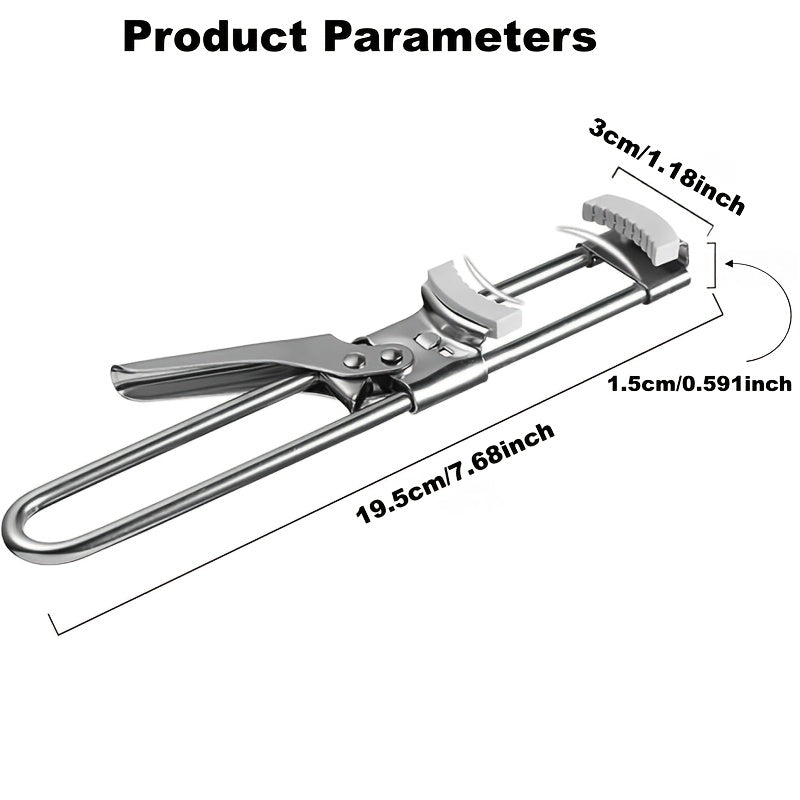 3pcs Adjustable Stainless Steel Can Opener Set - Kitchen Food Opening Scene - Multi-functional, Non-Slip, Lid Removal - Suitable for Disabled Individuals and Elderly People with Arthritis - Essential Kitchen Gadget - Special Needs Can Opener