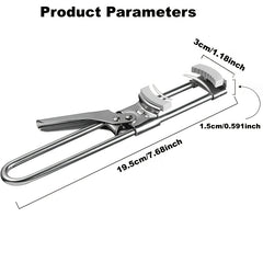 3pcs Adjustable Stainless Steel Can Opener Set - Kitchen Food Opening Scene - Multi-functional, Non-Slip, Lid Removal - Suitable for Disabled Individuals and Elderly People with Arthritis - Essential Kitchen Gadget - Special Needs Can Opener