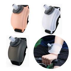 Portable 200ML Wrist Water Bottle Silicone Soft Flask Kettle Holder Wrist Storage Bag For Marathon Riding Fitness Climbing Mini