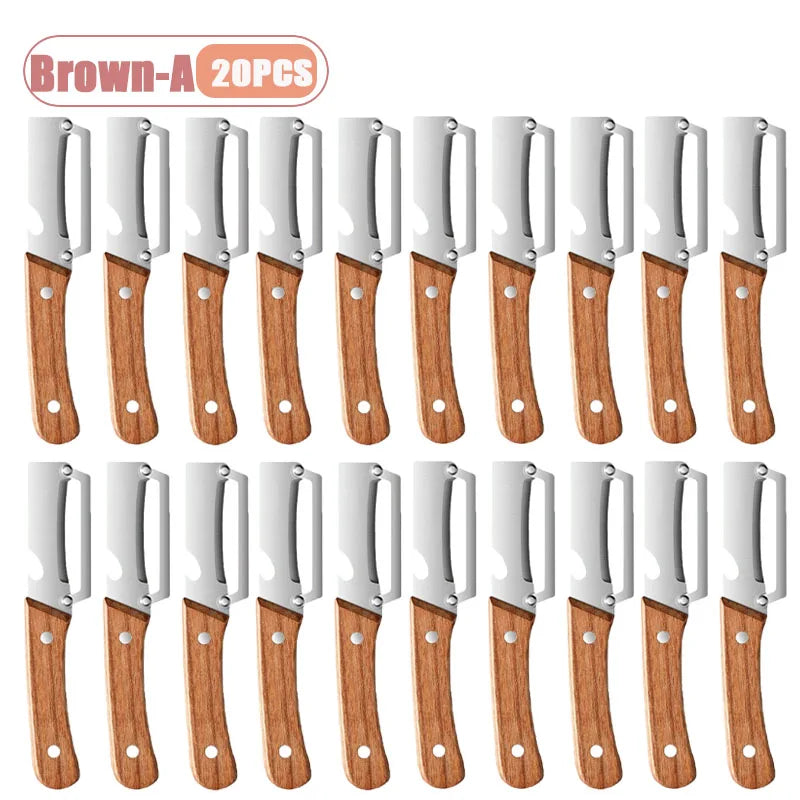 1-20PCS All in One Stainless Steel Vegetable Cutter Grater Slicer for Green Onion Ginger Julienne Peeler Opener Kitchen Gadget