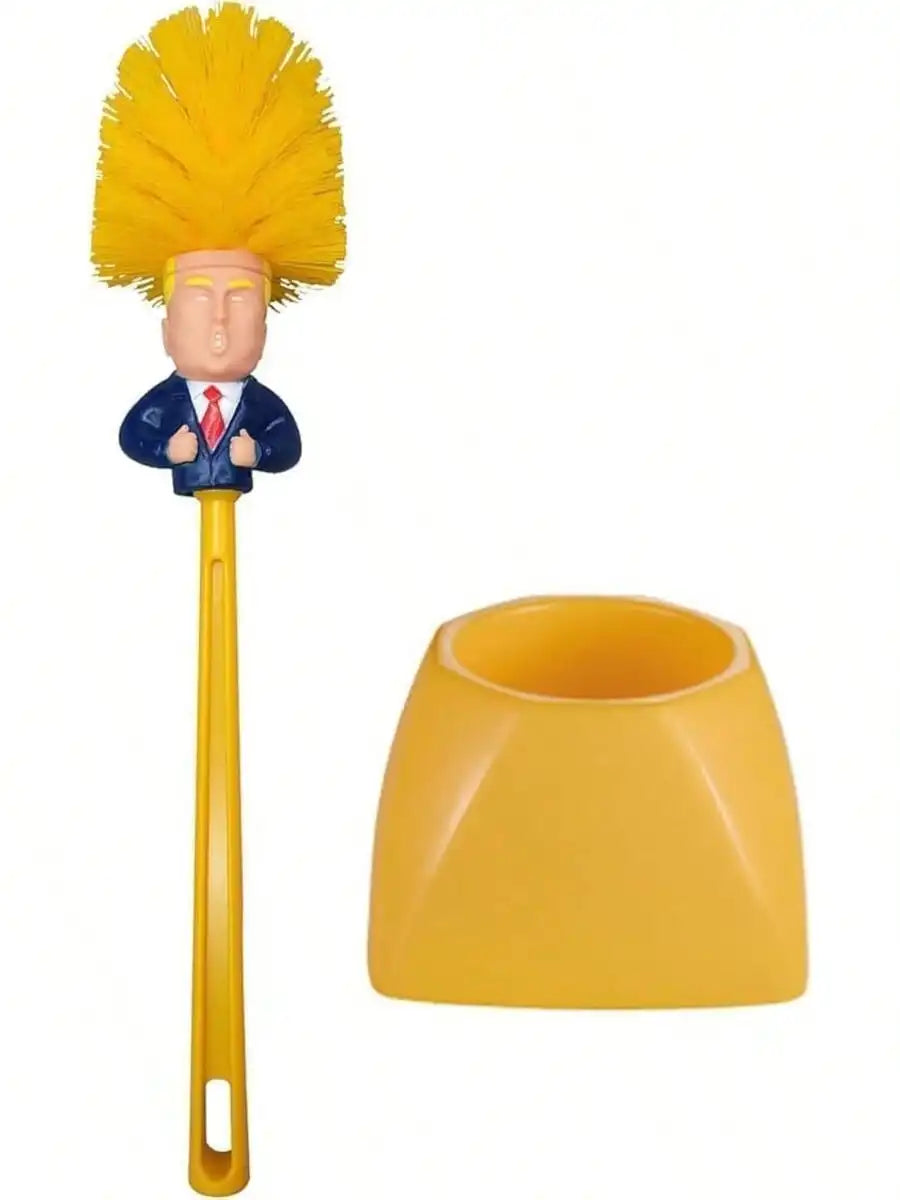 Toilet Brush And Holder Set, Funny Thumbs Up Design, Novelty Toilet Plunger Combo, Hilarious Bathroom Decor, Cleaning Supplies, Unique Gag Gift & Bathroom Accessories