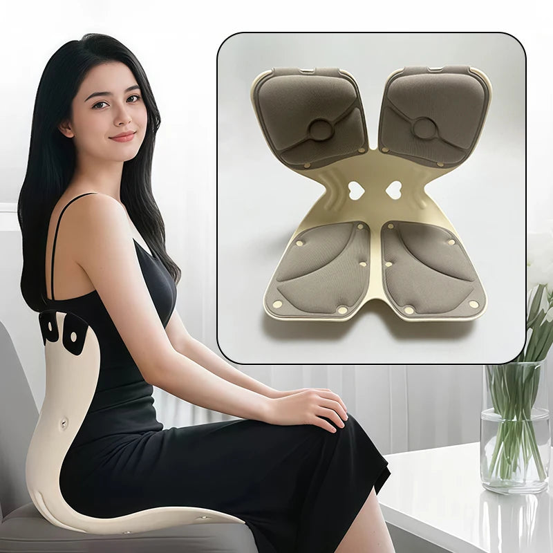 Ergonomic Adult Seat Waist Cushion Long Sitting Is Not Tired  Spine Stting Chair Correction Sitting For Office Sedentary Use