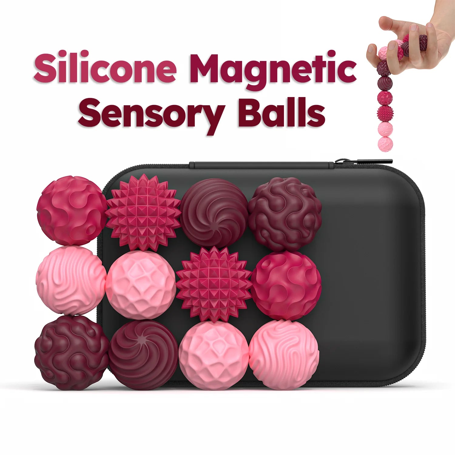 Upgraded Second Magnetic Balls EDC Relief Toys Fidgeting Antistress Anxiety Sensory Toy Magnet Balls For Adult Kids Autism ADHD