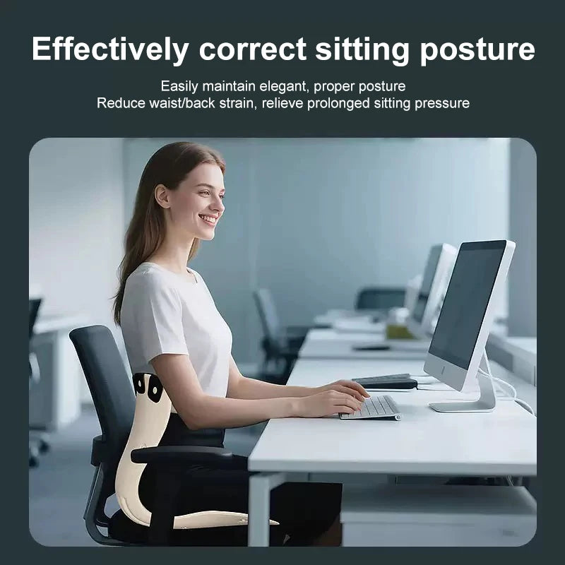 Ergonomic Adult Seat Waist Cushion Long Sitting Is Not Tired  Spine Stting Chair Correction Sitting For Office Sedentary Use