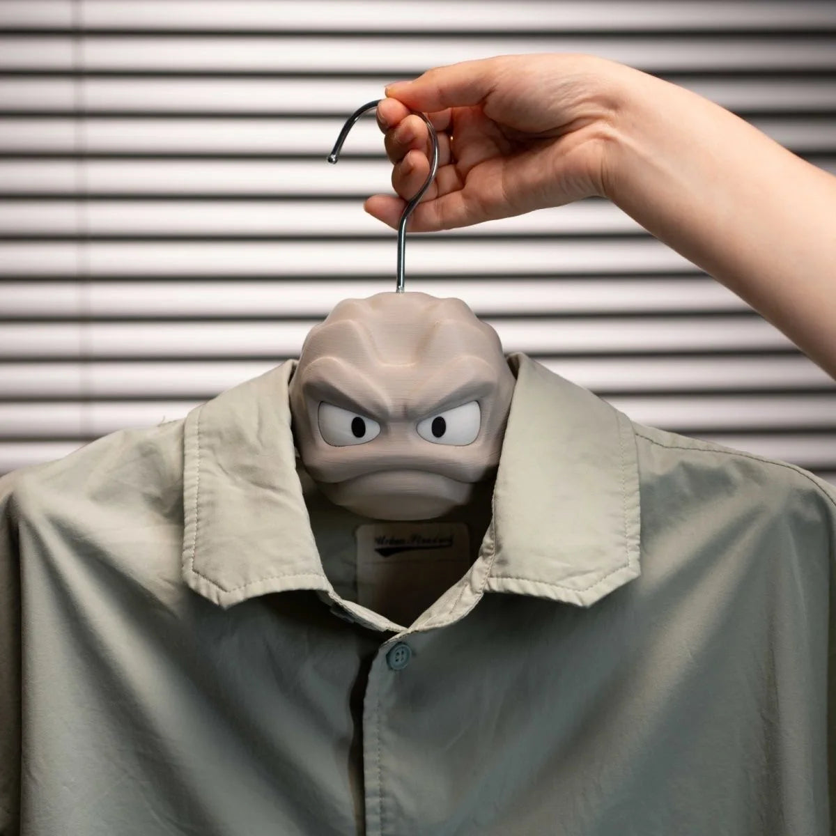 Anime Pokemon 3d Printing Hanger Funny Geodude Action Figures Creative Anti Slip Clothes Hanger Drying Rack Household Goods Toys