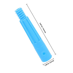 2Pcs Plastic Threaded Tip Broom Handle Adapter Replacement for Extension Pole Telescopic Mop Pole Connector Easy Install Time