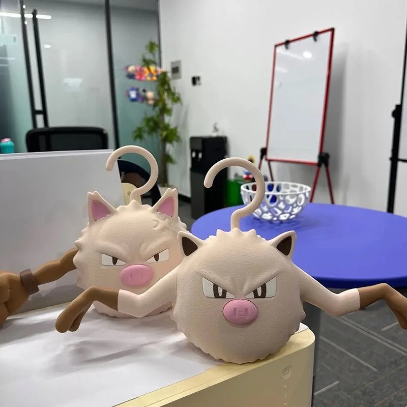 Anime Pokemon 3d Printing Hanger Funny Geodude Action Figures Creative Anti Slip Clothes Hanger Drying Rack Household Goods Toys