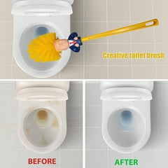 Toilet Brush And Holder Set, Funny Thumbs Up Design, Novelty Toilet Plunger Combo, Hilarious Bathroom Decor, Cleaning Supplies, Unique Gag Gift & Bathroom Accessories
