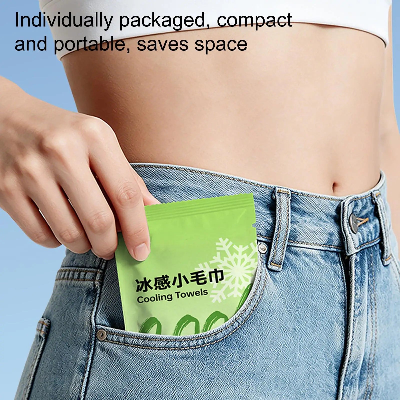 Summer Cooling Wipes Cooling Towel With Natural Mint Extract Outdoor Work Wipes For Women Men Golf Yoga Hiking Running Workout