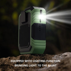 New 4000mAh Hanging Neck/Waist Fan USB Mini Portable Rechargeable Cooling Fan For Outdoor Camping Hiking Climbing Running Sports
