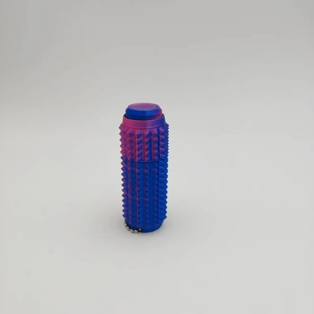 Spiky Fidget Roller Toy Keychain Novelty Fun Stress Relief Sensory Relax Portable Office Home Desk Friends Family Creative Gifts