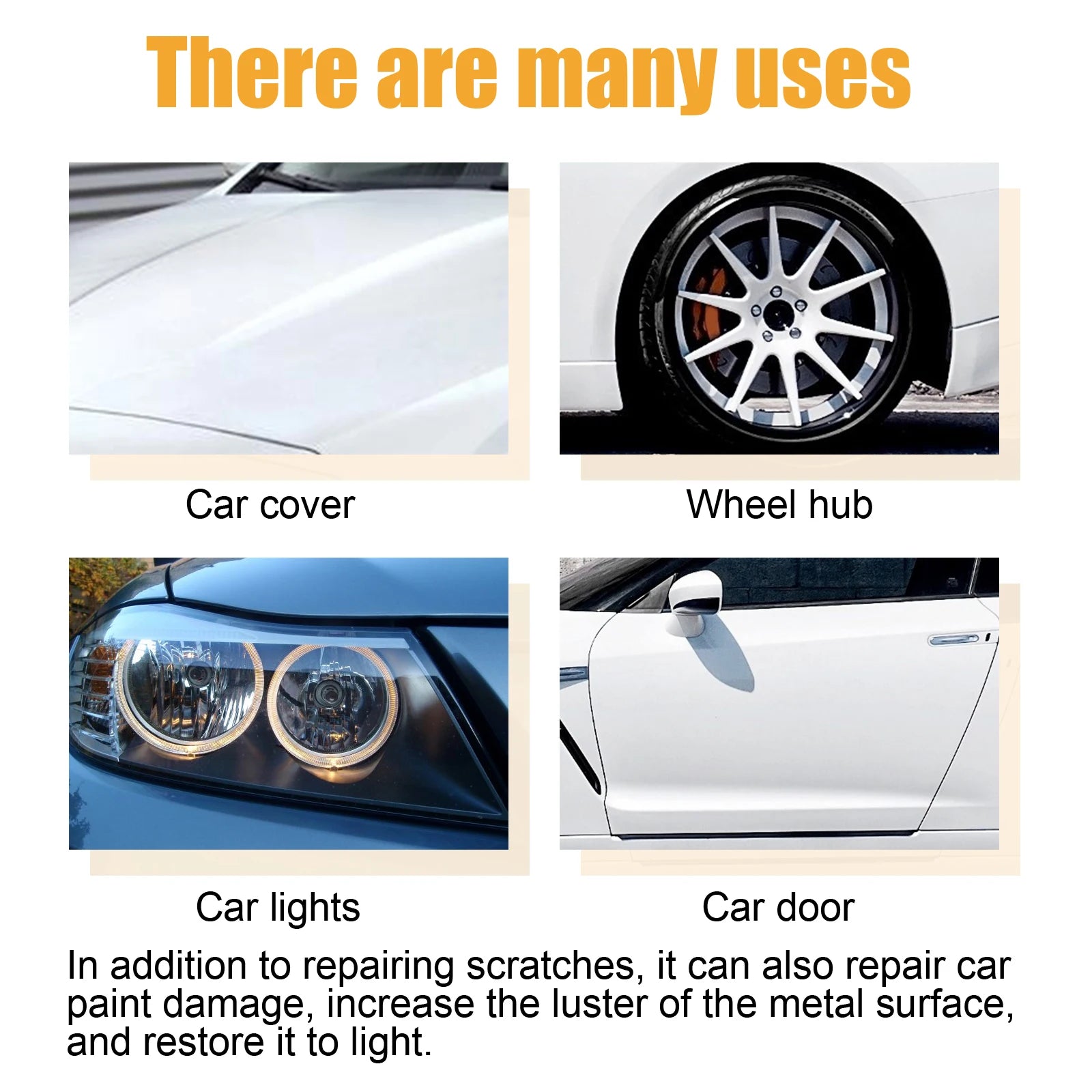 Car Paint Repair Polish Wax Scratch Remover Coating Agent Universal Auto Care Repair Marks Renew Gloss Daily Beauty Accessories