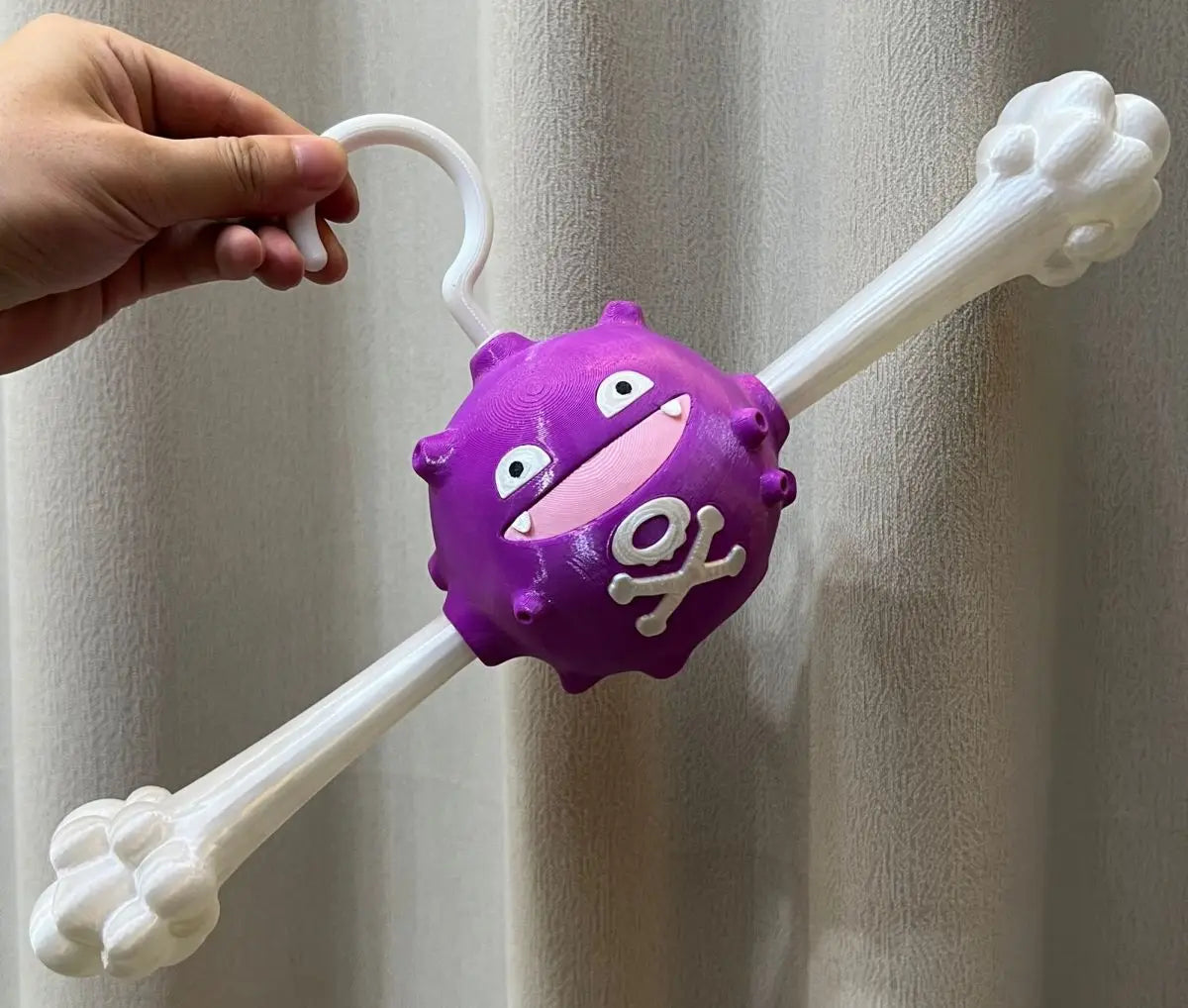 Anime Pokemon 3d Printing Hanger Funny Geodude Action Figures Creative Anti Slip Clothes Hanger Drying Rack Household Goods Toys