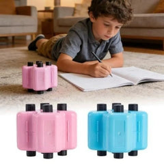 Math Exercise Math Roller Stamp Addition Subtraction Reusable 4 in 1 Math Practice Tool Creative Multiplication Division