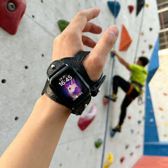 Exclusive Sports Cycling outdoor strap Leather loop For Apple Watch band men women Series 11/10/9 40mm 41mm 42mm 44mm 45mm 46mm