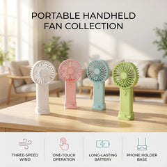 Mini USB Fan, Handheld Fan, Outdoor Fan, Phone Mount Fan, Portable Fan, High-Speed Fan