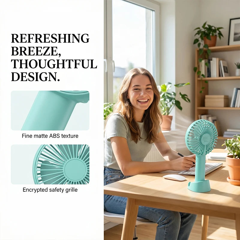 Mini USB Fan, Handheld Fan, Outdoor Fan, Phone Mount Fan, Portable Fan, High-Speed Fan