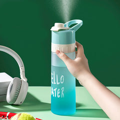 2 in 1 Mist Water Bottle 22oz Food Grade Spray Mist Sports Bottle Misting Water Bottle for Exercise Water Bottle with Spray Mist