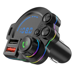 Wireless Car Adapter Bluetooth 5.3 FM Transmitter MP3 Music Player QC3.0& PD 20W Dual Fast Charging