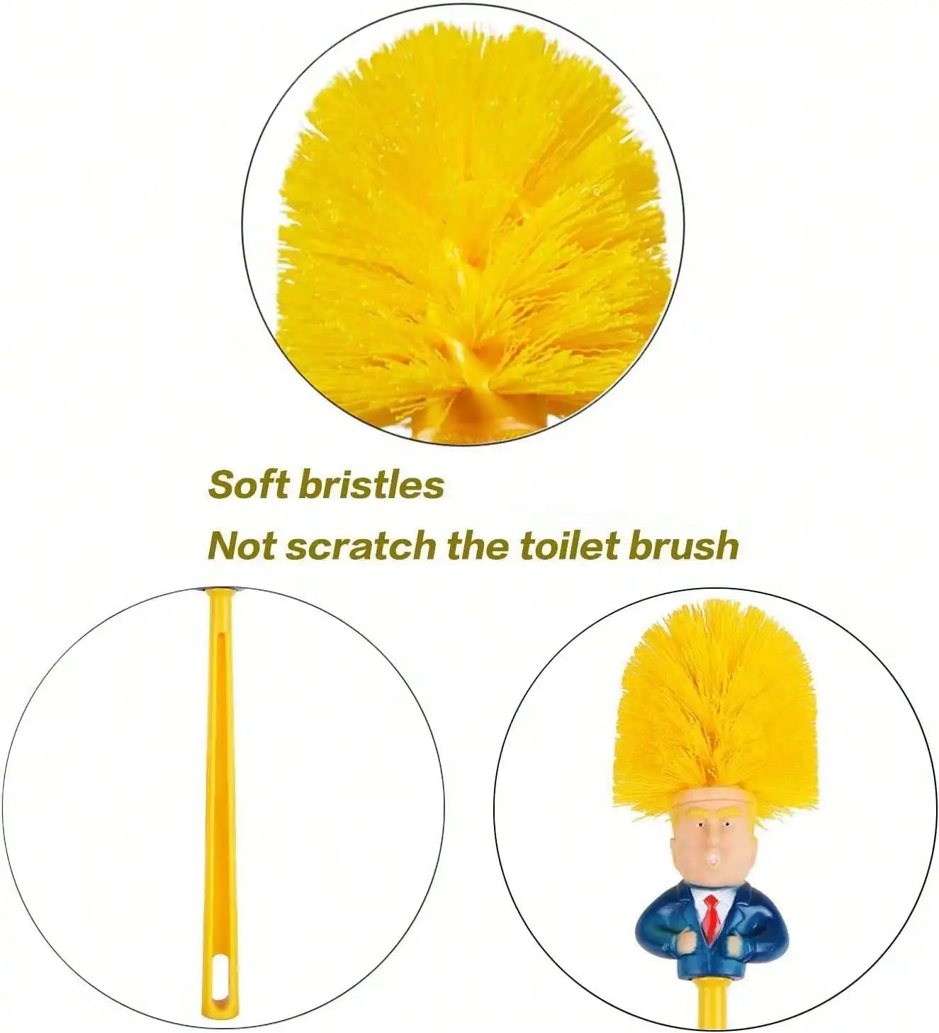 Toilet Brush And Holder Set, Funny Thumbs Up Design, Novelty Toilet Plunger Combo, Hilarious Bathroom Decor, Cleaning Supplies, Unique Gag Gift & Bathroom Accessories