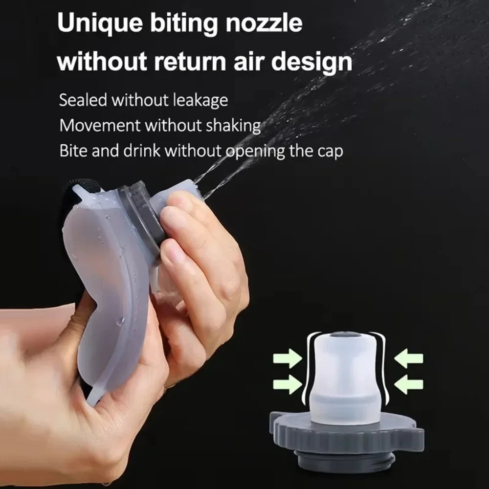 Portable 200ML Wrist Water Bottle Silicone Soft Flask Kettle Holder Wrist Storage Bag For Marathon Riding Fitness Climbing Mini