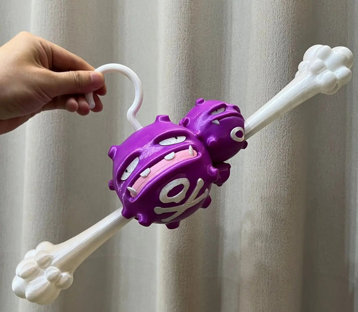 Anime Pokemon 3d Printing Hanger Funny Geodude Action Figures Creative Anti Slip Clothes Hanger Drying Rack Household Goods Toys