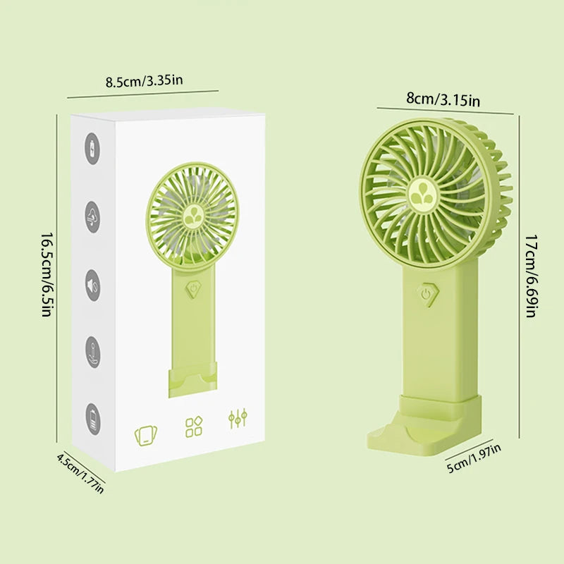 Mini USB Fan, Handheld Fan, Outdoor Fan, Phone Mount Fan, Portable Fan, High-Speed Fan