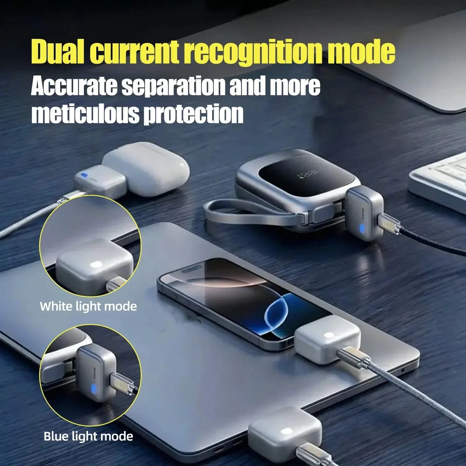 New 140W Charger Automatic Physical-Disconnect Battery Guard Anti-Overcharge Protection Charge Adapter C Port Smart Stop Charge
