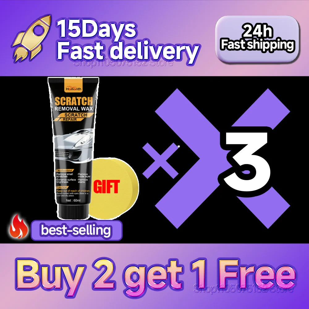 Car Paint Repair Polish Wax Scratch Remover Coating Agent Universal Auto Care Repair Marks Renew Gloss Daily Beauty Accessories