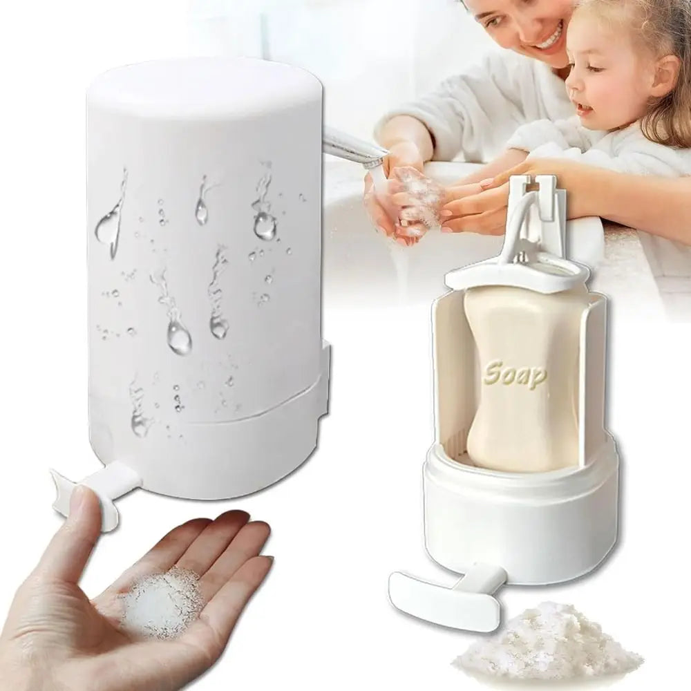 Keep Soap Bars Dry Soap Grinder Box Effective Soap Saving Hand Washing Soap Holder Waterproof Box Removable