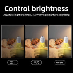 USB Starry Sky Projector Light, Adjustable-Angle Car Ambient Light,Decorative Light for Bedrooms, Living Rooms,and Car Interiors