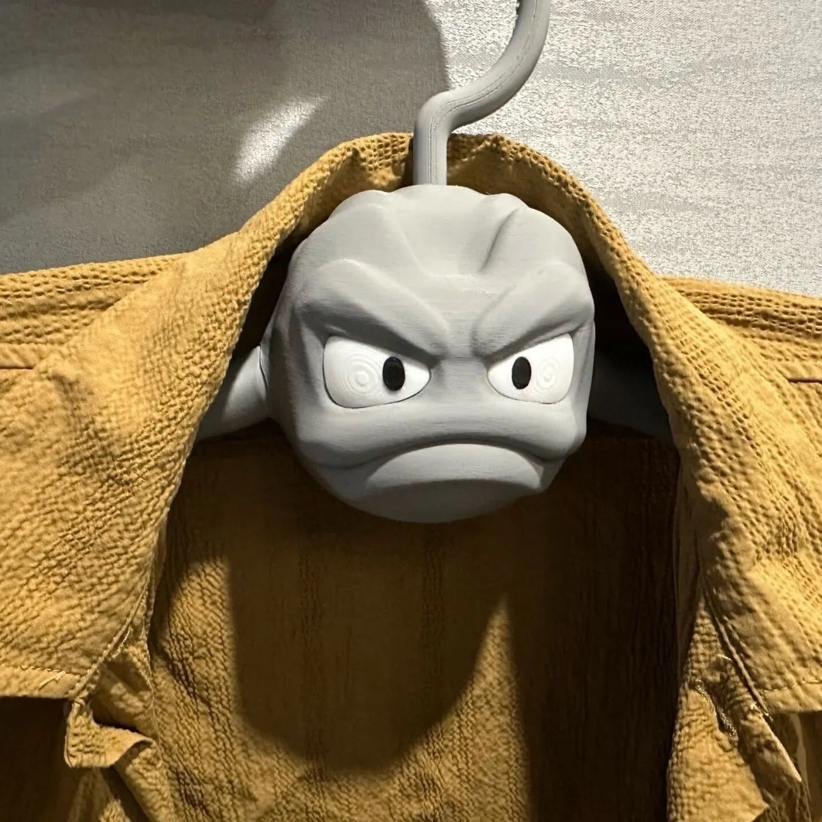 Anime Pokemon 3d Printing Hanger Funny Geodude Action Figures Creative Anti Slip Clothes Hanger Drying Rack Household Goods Toys