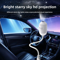 USB Starry Sky Projector Light, Adjustable-Angle Car Ambient Light,Decorative Light for Bedrooms, Living Rooms,and Car Interiors