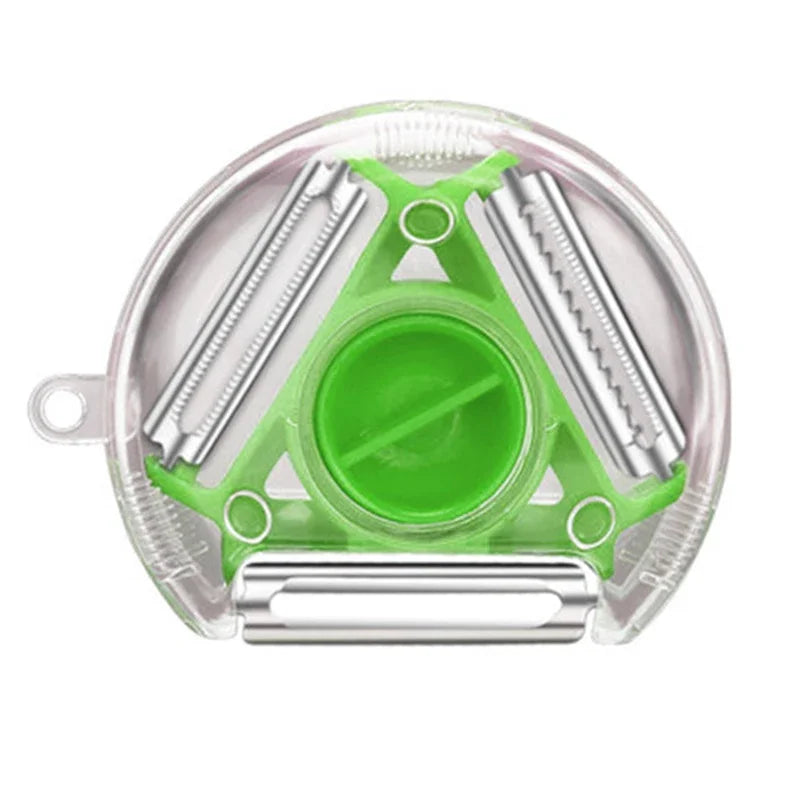 1PC 3 in 1 Magic Trio Peeler Set Slicer Shredder Peeler Julienne Cutter Multi Peel Blade Grater Kitchen Tool Accessories