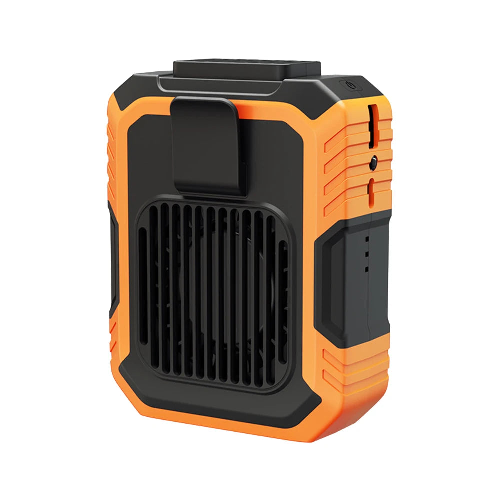 New 4000mAh Hanging Neck/Waist Fan USB Mini Portable Rechargeable Cooling Fan For Outdoor Camping Hiking Climbing Running Sports