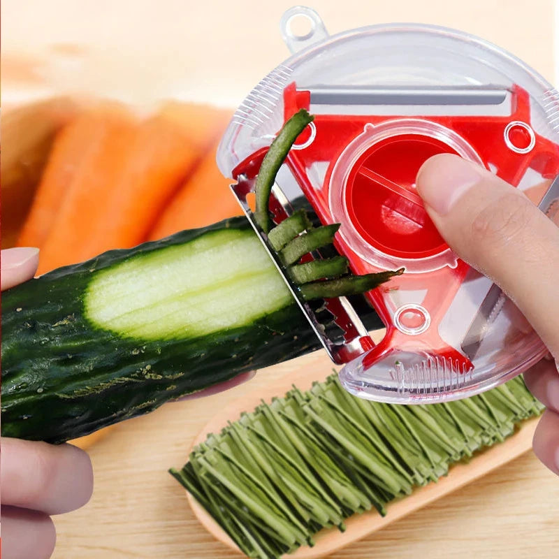 1PC 3 in 1 Magic Trio Peeler Set Slicer Shredder Peeler Julienne Cutter Multi Peel Blade Grater Kitchen Tool Accessories