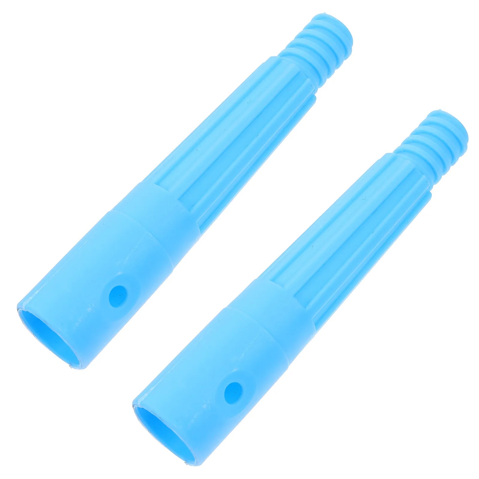 2Pcs Plastic Threaded Tip Broom Handle Adapter Replacement for Extension Pole Telescopic Mop Pole Connector Easy Install Time