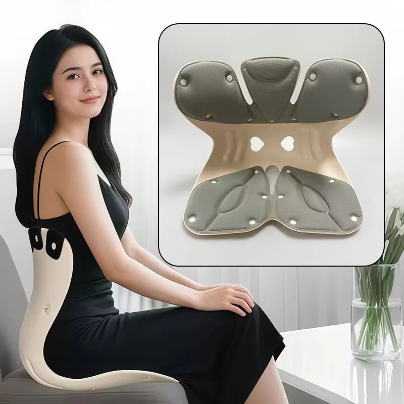 Ergonomic Adult Seat Waist Cushion Long Sitting Is Not Tired  Spine Stting Chair Correction Sitting For Office Sedentary Use
