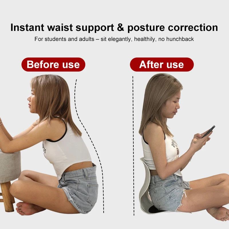 Ergonomic Adult Seat Waist Cushion Long Sitting Is Not Tired  Spine Stting Chair Correction Sitting For Office Sedentary Use