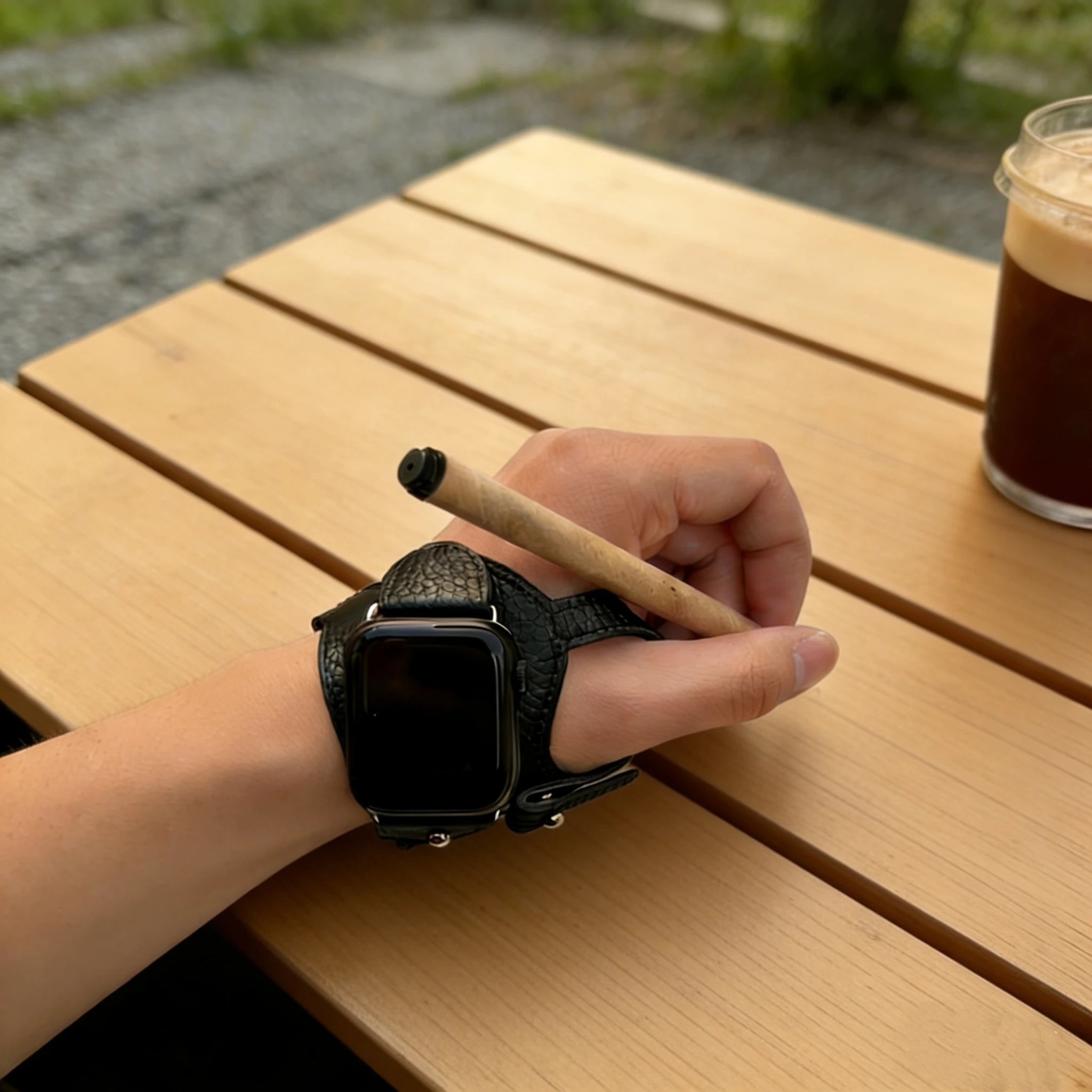 Exclusive Sports Cycling outdoor strap Leather loop For Apple Watch band men women Series 11/10/9 40mm 41mm 42mm 44mm 45mm 46mm