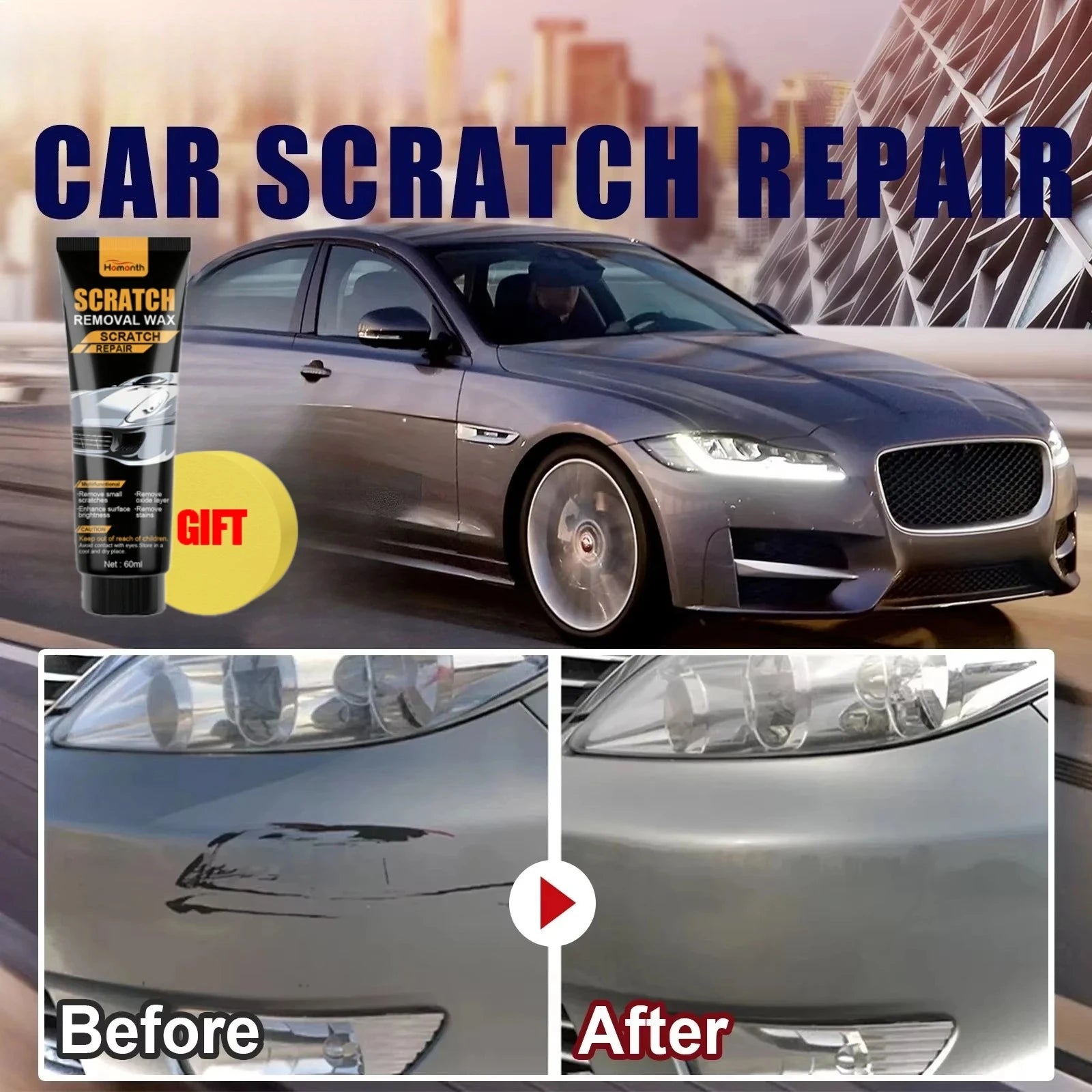 Car Paint Repair Polish Wax Scratch Remover Coating Agent Universal Auto Care Repair Marks Renew Gloss Daily Beauty Accessories